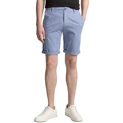 1044710 TOM TAILOR Męskie szorty slim chinosy, 37533 Dove Blue, 36 1044710 TOM TAILOR Męskie szorty slim chinosy, 37533 Dove Blue, 36