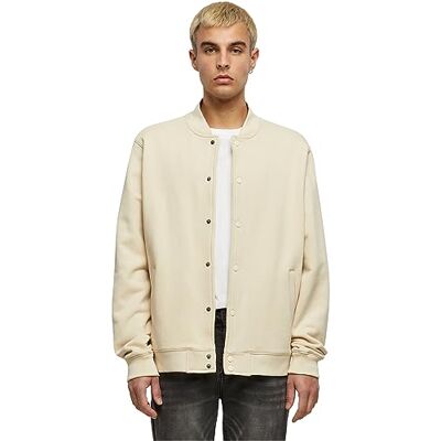 BY242 Build Your Brand Kurtka męska Heavy Tonal College Jacket Sand S, Sand, S BY242 Build Your Brand Kurtka męska Heavy Tonal College Jacket Sand S, Sand, S
