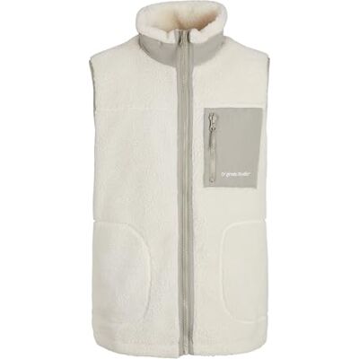 12260453 Jack & Jones męska kamizelka JORVESTERBRO Teddy Bodywarmer AW24 NOOS, Cloud Dancer, M, Cloud Dancer, M 12260453 Jack & Jones męska kamizelka JORVESTERBRO Teddy Bodywarmer AW24 NOOS, Cloud Dancer, M, Cloud Dancer, M