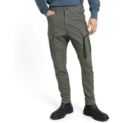 D24307 G-STAR RAW Męskie spodnie cargo z zamkiem błyskawicznym 3D Skinny 2.0, Szary (Gs Grey -d504-1260), 34W / 36L D24307 G-STAR RAW Męskie spodnie cargo z zamkiem błyskawicznym 3D Skinny 2.0, Szary (Gs Grey -d504-1260), 34W / 36L