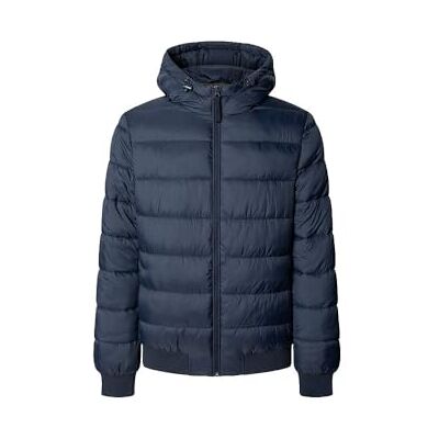 PM4027187 Pepe Jeans Męska kurtka PUFFER HOOD, niebieska (DULWICH BLUE), XL, Niebieski (DULWICH BLUE), XL PM4027187 Pepe Jeans Męska kurtka PUFFER HOOD, niebieska (DULWICH BLUE), XL, Niebieski (DULWICH BLUE), XL