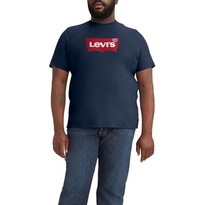 56760-0024 Levi's Mężczyźni Big & Tall Graphic Tee T-Shirt, Big Graphic Tee Dress Blues, 4XL 56760-0024 Levi's Mężczyźni Big & Tall Graphic Tee T-Shirt, Big Graphic Tee Dress Blues, 4XL