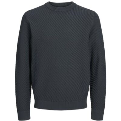12267322 JACK & JONES Męski sweter z dzianiny Jcoalpha Knit Crew Neck, Urban chic, XS 12267322 JACK & JONES Męski sweter z dzianiny Jcoalpha Knit Crew Neck, Urban chic, XS