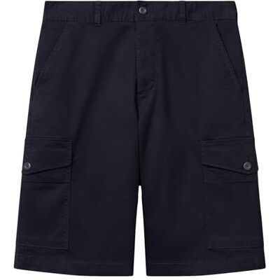 492RU9013 United Colors of Benetton Bermudy, Niebieska, 46 492RU9013 United Colors of Benetton Bermudy, Niebieska, 46