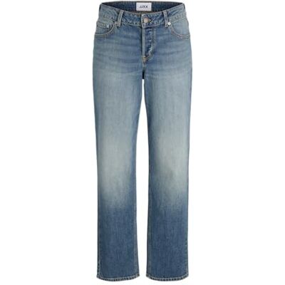 12279505-4781616 JACK & JONES Jxhanoi Straight Mw Jeans C252 DNM Noos, niebieski (medium blue denim), 30W / 30L 12279505-4781616 JACK & JONES Jxhanoi Straight Mw Jeans C252 DNM Noos, niebieski (medium blue denim), 30W / 30L