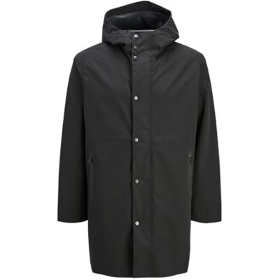 12274862-4723460 Jack & Jones Jprccreagan Tech Rain Coat płaszcz przeciwdeszczowy, czarny, S 12274862-4723460 Jack & Jones Jprccreagan Tech Rain Coat płaszcz przeciwdeszczowy, czarny, S