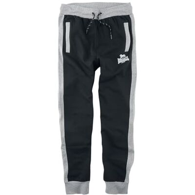 117300 Lonsdale Męskie spodnie do biegania, wąski krój, BROCKLEHILL, Marl Grey/Black, 3XL 117300 Lonsdale Męskie spodnie do biegania, wąski krój, BROCKLEHILL, Marl Grey/Black, 3XL