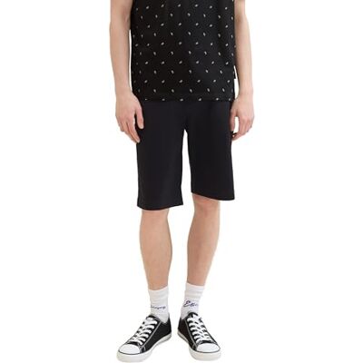 1040256 TOM TAILOR Denim Męskie szorty bermudy, 2999 Black, XS 1040256 TOM TAILOR Denim Męskie szorty bermudy, 2999 Black, XS