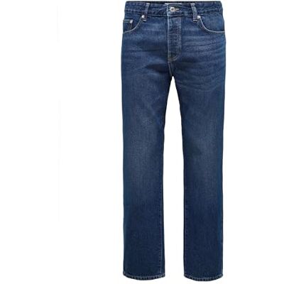22031145 ONLY & SONS Onsedge Straight Box TAI DNM CBO NOOS, niebieski (Dark Blue Denim), 29W / 30L 22031145 ONLY & SONS Onsedge Straight Box TAI DNM CBO NOOS, niebieski (Dark Blue Denim), 29W / 30L