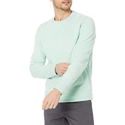 AE19018628-MNTT-X-Small Amazon Essentials Męska bluza z długim rękawem, lekka, frotte, okrągły dekolt, miętowa zieleń, XS AE19018628-MNTT-X-Small Amazon Essentials Męska bluza z długim rękawem, lekka, frotte, okrągły dekolt, miętowa zieleń, XS