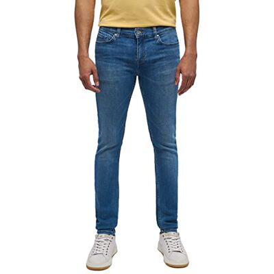 1013679-5000-582 MUSTANG Męskie dżinsy w stylu Atlanta Super Skinny, średni niebieski 582, 29 W / 34 L, niebieski 582, 29W / 34L 1013679-5000-582 MUSTANG Męskie dżinsy w stylu Atlanta Super Skinny, średni niebieski 582, 29 W / 34 L, niebieski 582, 29W / 34L