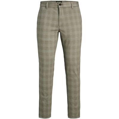12249310 Jack & Jones JPSTMARCO JJCOOPER Structure Chino SN, Abbey Stone/Szczegóły: check, 30W / 32L 12249310 Jack & Jones JPSTMARCO JJCOOPER Structure Chino SN, Abbey Stone/Szczegóły: check, 30W / 32L