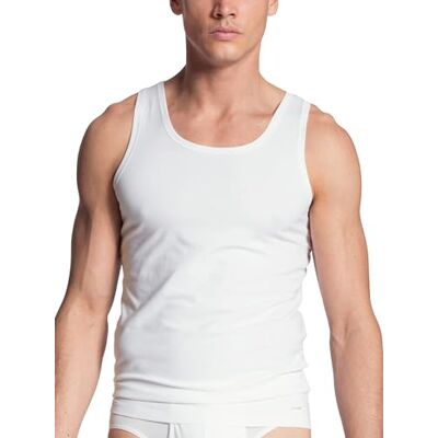 12090-001 CALIDA Męski T-shirt Cotton Code Athletic, biały, 58/60 PL 12090-001 CALIDA Męski T-shirt Cotton Code Athletic, biały, 58/60 PL