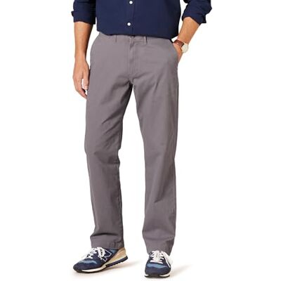 MAE60013FL18-DKG-35W x 34L Amazon Essentials Męskie spodnie Classic Fit Casual Stretch Khaki, ciemnoszare, 35W / 34L MAE60013FL18-DKG-35W x 34L Amazon Essentials Męskie spodnie Classic Fit Casual Stretch Khaki, ciemnoszare, 35W / 34L