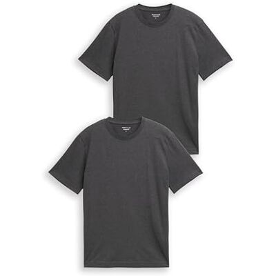 1048393 TOM TAILOR T-shirt męski, 11086 – Dark Grey Melange, 3XL 1048393 TOM TAILOR T-shirt męski, 11086 – Dark Grey Melange, 3XL