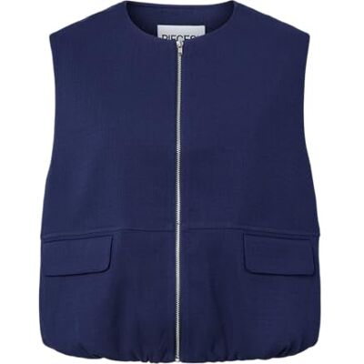 17165289-5019576 PIECES Vest Pcfaleah kamizelka W. Pocket, Beacon Blue, M damska 17165289-5019576 PIECES Vest Pcfaleah kamizelka W. Pocket, Beacon Blue, M damska