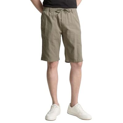 1046813 TOM TAILOR Męskie szorty bermudy, 32097 Smokey Olive Green, XS 1046813 TOM TAILOR Męskie szorty bermudy, 32097 Smokey Olive Green, XS