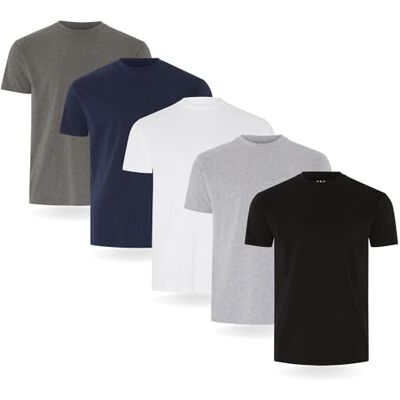FM-T-SHIRT-5-BGWNC-XL Fm London Mężczyźni T-Shirt, Wielokolorowy, XL FM-T-SHIRT-5-BGWNC-XL Fm London Mężczyźni T-Shirt, Wielokolorowy, XL