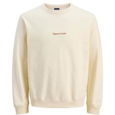 12282893-4825015 JACK & JONES Jornorrebro Emb Sweat Crew Noos, Antique White, XL 12282893-4825015 JACK & JONES Jornorrebro Emb Sweat Crew Noos, Antique White, XL