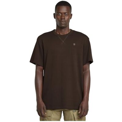 D24449 G-STAR T-shirt męski Nifous, Brązowy (Deep Brown -c812-a926), XS D24449 G-STAR T-shirt męski Nifous, Brązowy (Deep Brown -c812-a926), XS