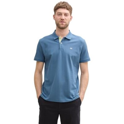1031006 TOM TAILOR Męska koszulka polo Basic Piqué , 36985 Mystical Blue, L 1031006 TOM TAILOR Męska koszulka polo Basic Piqué , 36985 Mystical Blue, L