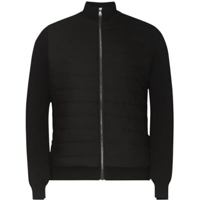 BOUNM53 Kaporal, sweter męski, regularny krój, długi rękaw, stójka, model boun, kolor czarny, rozmiar S, czarny, S BOUNM53 Kaporal, sweter męski, regularny krój, długi rękaw, stójka, model boun, kolor czarny, rozmiar S, czarny, S