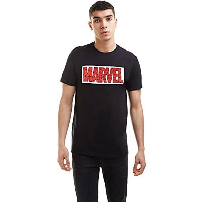 FBMTS730BLKSML Marvel Koszulka męska, Czarny, S FBMTS730BLKSML Marvel Koszulka męska, Czarny, S
