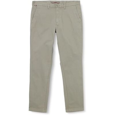 MW0MW35152 Tommy Hilfiger Męskie chinosy Harlem Essential Twill Chino, szary wodorowy, 29 W / 29 L, Szary wodór, 29W / 29L MW0MW35152 Tommy Hilfiger Męskie chinosy Harlem Essential Twill Chino, szary wodorowy, 29 W / 29 L, Szary wodór, 29W / 29L