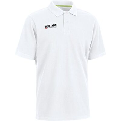 6051030100_Weiß_S Derbystar koszulka polo Basic, S, biała, 6051030100 6051030100_Weiß_S Derbystar koszulka polo Basic, S, biała, 6051030100