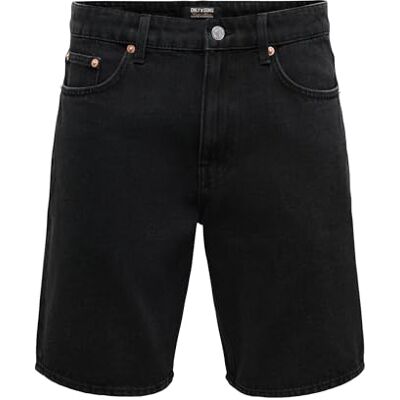 22036632-4902692 ONLY & SONS Onsedge PIM Box DNM szorty Noos, Washed Black, M 22036632-4902692 ONLY & SONS Onsedge PIM Box DNM szorty Noos, Washed Black, M