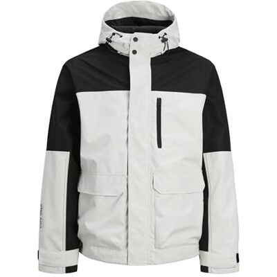 12253569 Jack&Jones JCOHIKE Light Jacket kamizelka męska, marshmallow/szczegóły: Black Blocking, XS, Marshmallow/Szczegóły: black blocking, XS 12253569 Jack&Jones JCOHIKE Light Jacket kamizelka męska, marshmallow/szczegóły: Black Blocking, XS, Marshmallow/Szczegóły: black blocking, XS