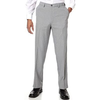 41114529498 Haggar Męskie Cool 18 Stria Hidden Expandable Waist Plain Front Spodnie, Sznur beżowy, 38W / 30L 41114529498 Haggar Męskie Cool 18 Stria Hidden Expandable Waist Plain Front Spodnie, Sznur beżowy, 38W / 30L
