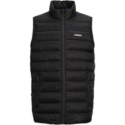 12289063-4904789 JACK & JONES Jjlouis Light Bodywarmer Collar Jnr, czarny, 128 12289063-4904789 JACK & JONES Jjlouis Light Bodywarmer Collar Jnr, czarny, 128