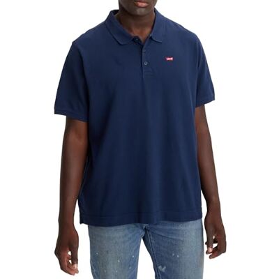 86998-0002 Levi's Mężczyźni Big & Tall Housemark Polo T-Shirt, Dress Blues, 2XL 86998-0002 Levi's Mężczyźni Big & Tall Housemark Polo T-Shirt, Dress Blues, 2XL