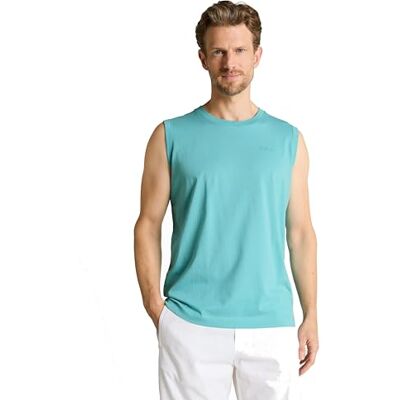 1050223 TOM TAILOR 39442 River Teal, XL męski tank top 1050223 TOM TAILOR 39442 River Teal, XL męski tank top