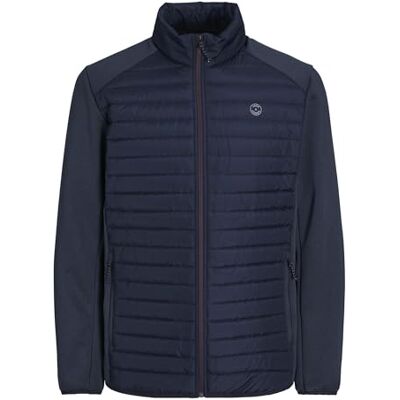 12248142 Jack & Jones męska kurtka pikowana JJEMULTI Quilted Collar NOOS, granatowa marynarka/szczegóły: Set-in Sleeves, L, Granatowy blezer/szczegóły: set-in sleeves, L 12248142 Jack & Jones męska kurtka pikowana JJEMULTI Quilted Collar NOOS, granatowa marynarka/szczegóły: Set-in Sleeves, L, Granatowy blezer/szczegóły: set-in sleeves, L