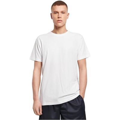 BY133-00220-0042 Build Your Brand Męski T-shirt Back Seam Tee, biały, L BY133-00220-0042 Build Your Brand Męski T-shirt Back Seam Tee, biały, L