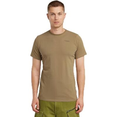 D19070 G-STAR Męski t-shirt Slim Base, Zielony (Ensis Green -c723-6057), XXL D19070 G-STAR Męski t-shirt Slim Base, Zielony (Ensis Green -c723-6057), XXL