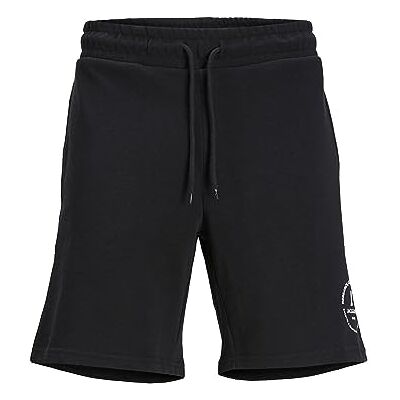 12253888 JACK&JONES PLUS Jpstswift Sweat Shorts Sn Noos Pls, czarny, 46 12253888 JACK&JONES PLUS Jpstswift Sweat Shorts Sn Noos Pls, czarny, 46