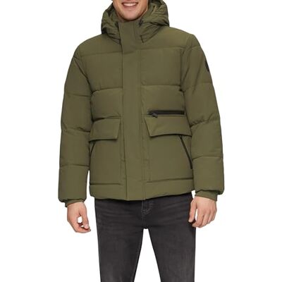 2150208 QS Pikowana kurtka z kapturem, 7971, XL 2150208 QS Pikowana kurtka z kapturem, 7971, XL