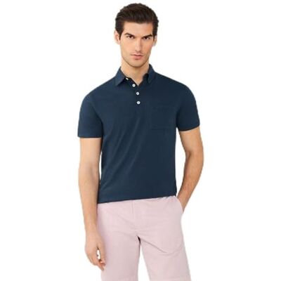 HM563258 Hackett London Męska koszulka polo GMD Pocket JSY Ss, niebieska (granatowa), XXL, Niebieski (granatowy), XXL HM563258 Hackett London Męska koszulka polo GMD Pocket JSY Ss, niebieska (granatowa), XXL, Niebieski (granatowy), XXL