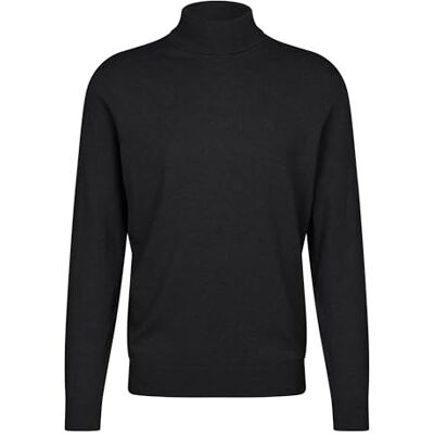 7700-65520B bugatti Męski sweter z golfem, szary, XXL 7700-65520B bugatti Męski sweter z golfem, szary, XXL