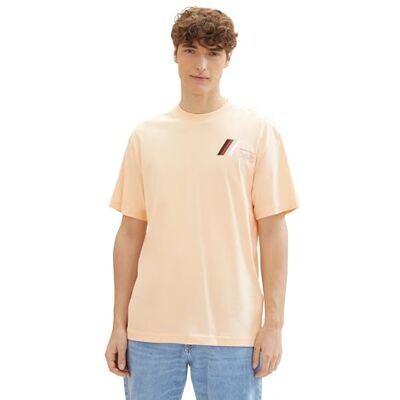 1040865 TOM TAILOR Denim T-shirt męski, 31663 Bleached Orange, XS 1040865 TOM TAILOR Denim T-shirt męski, 31663 Bleached Orange, XS