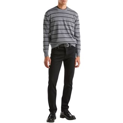 11AHK107L United Colors of Benetton sweter męski, Szary, S 11AHK107L United Colors of Benetton sweter męski, Szary, S