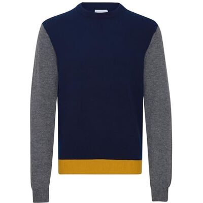 20504789 CASUAL FRIDAY Cfkarl Crew Lambswool Knit sweter męski, 193923 / Navy Blazer, M 20504789 CASUAL FRIDAY Cfkarl Crew Lambswool Knit sweter męski, 193923 / Navy Blazer, M
