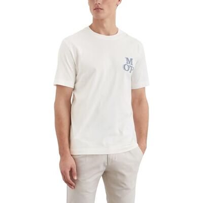 522201251232 Marc OPolo męski T-shirt z bawełny organicznej z okrągłym dekoltem, 101, 3XL 522201251232 Marc OPolo męski T-shirt z bawełny organicznej z okrągłym dekoltem, 101, 3XL
