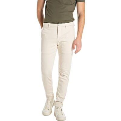 M9627E.000.8366197 REPLAY Męskie dżinsy slim fit Zeumar Hyperchino Color Xlite, 200 Natural Rope, 34W / 30L M9627E.000.8366197 REPLAY Męskie dżinsy slim fit Zeumar Hyperchino Color Xlite, 200 Natural Rope, 34W / 30L