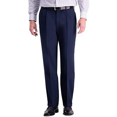 HD00651-404-36Wx32L Haggar Męskie spodnie dresowe premium Comfort Stretch Classic Fit HD00651-404-36Wx32L Haggar Męskie spodnie dresowe premium Comfort Stretch Classic Fit