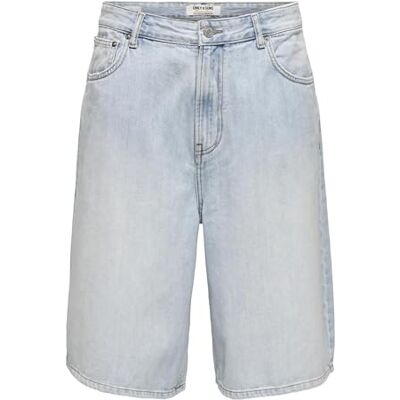 22033884-4759603 Onscarl Balloon LBB 3884 Tai DNM szorty, Light Blue Bleached Denim, M 22033884-4759603 Onscarl Balloon LBB 3884 Tai DNM szorty, Light Blue Bleached Denim, M