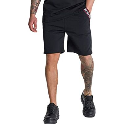 GKM003576 Gianni Kavanagh Męskie czarne szorty Heat Luźne, czarny, XS GKM003576 Gianni Kavanagh Męskie czarne szorty Heat Luźne, czarny, XS